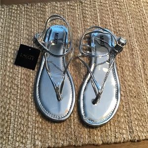 Ladies Mixit Silver Sandals